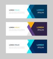 Vector abstract design banner web template. Set of Design Banner Web Template. Vector design Banner background. vector illustration.