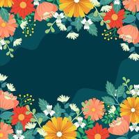 Flowers Spring Background vector