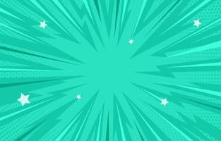 Light Green Comic Halftone Background vector