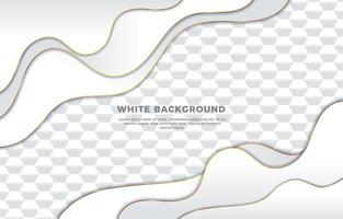 White Hexagonal Pattern Background vector